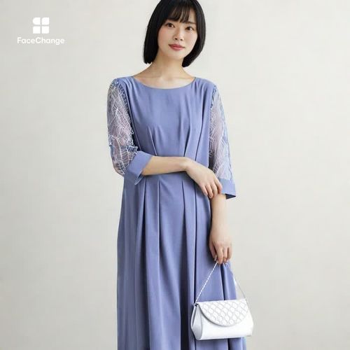 格子模様のパーティーバッグ ・シルバー｜東京ソワールオンラインストア