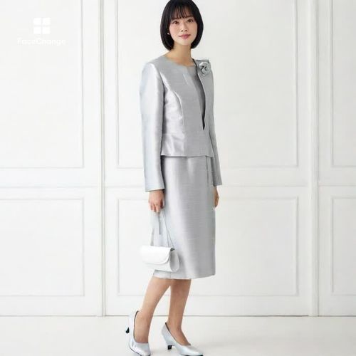 パーティーバッグ(5522142)｜シルバー｜フォーマルメッセージ