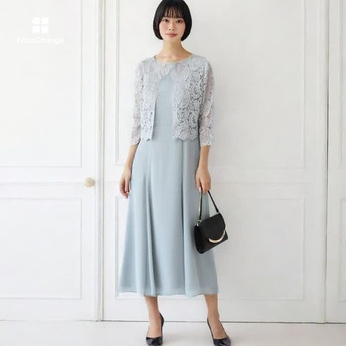 プリーツデザインのパーティーバッグ ・シルバー｜東京ソワール