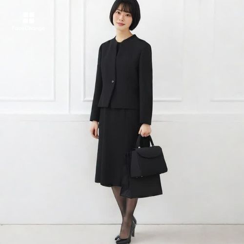 コード刺繍の手提げバッグ ・ブラック｜東京ソワールオンラインストア