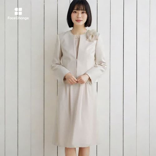 セレモニースーツ(6403602)15号・ネイビー｜フォーマルメッセージ