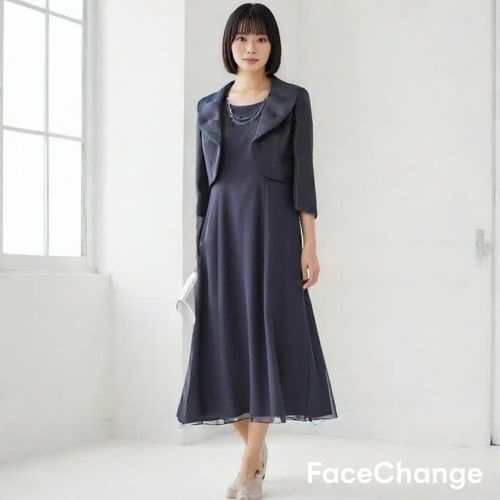 ジャケット(6410217)9号・ネイビー｜フォーマルメッセージ