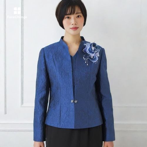 ジャケット(6410621)9号・サックス｜フォーマルメッセージ