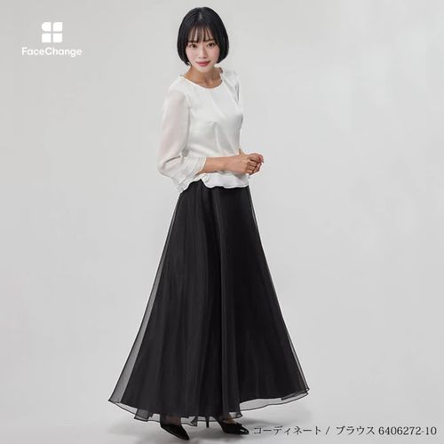 カラーフォーマル スカート(6425102)11号・ブラック｜フォーマル