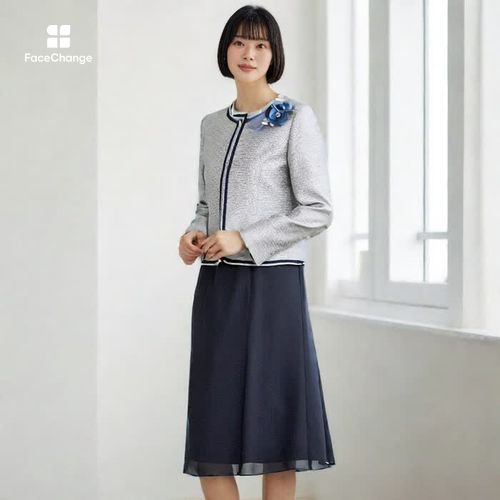 SOIR RIFANNEリファンネフォーマル３点セット13号 セレモニースーツ(7803123)13号・ネイビー|東京ソワールオンラインストア