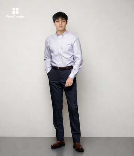 撥水・通気性】COOL COMFORT シルク混 ピンチェック スラックス