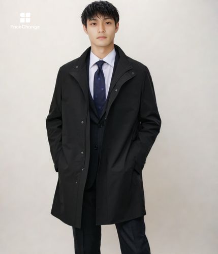 撥水・ストレッチ】SOLOTEX 2WAY ライトスタンドカラーコート(11385302