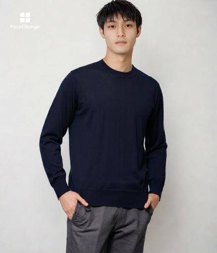 PG メンズクルーネックプルオーバー クルーネック プルオーバーニット(11503529-2024)｜ファッション通販の