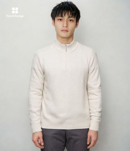 ハーフジップ プルオーバーニット(11543532-2024)｜ファッション通販の