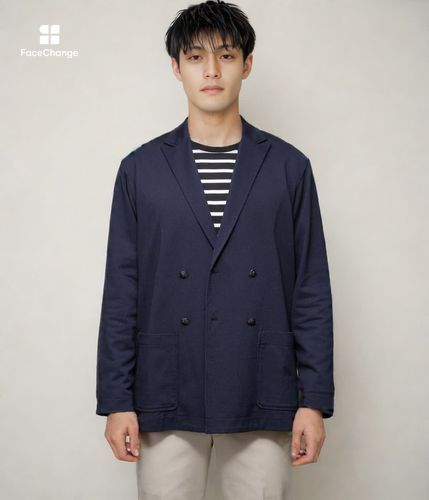 14 未使用　ニューヨーカー　ブレザー　46 M ネイビー　現行品 14 未使用 ニューヨーカー ブレザー 46 M ネイビー 現行品 14 未使用