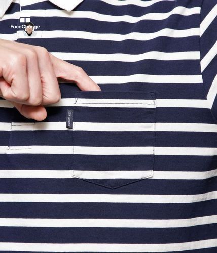 DERABE ボーダー ラガーシャツ(15622662-2024)｜ファッション通販のNY