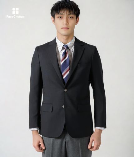 防シワ】TRAVEL COMFORT ウール ピンチェック ブレザー(16112103-2024