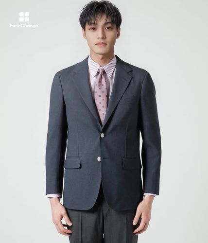 ストレッチ・防シワ】FLEXY ドライピンチェック ブレザー(16112161