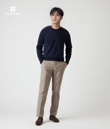 ストレッチ】ソフトサーモ ガンクラブチェック ウエストアジャスト