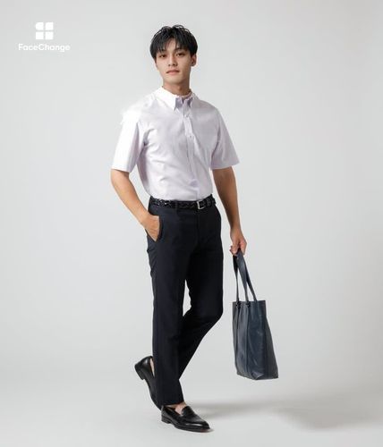 通気性・ストレッチ】ミックスカラミ シャーリングパンツ(16262868