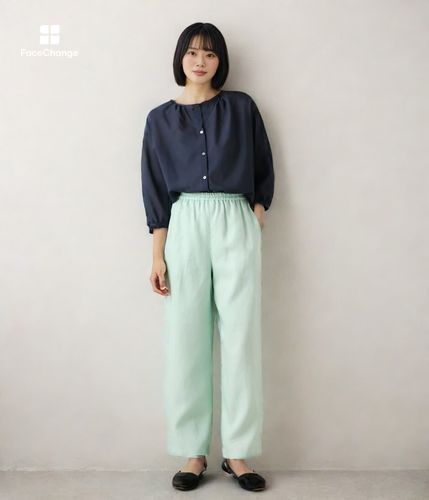 WEB限定】ma couleur(マ クルール) ウォッシャブルリネン イージー