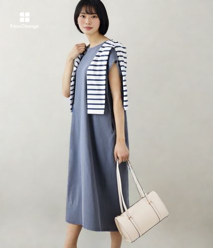 WEB限定】STAR&STRIPE (スターアンドストライプ) カットソーワンピース