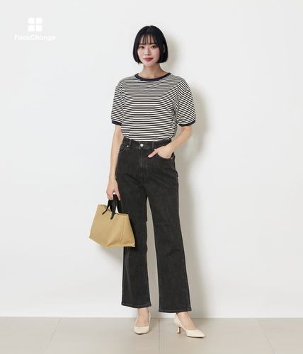 WEB限定】STAR&STRIPE (スターアンドストライプ) ボーダーリンガーT