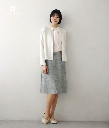 ブライトツィード マーメイドスカート(51212110-2024)｜ファッション