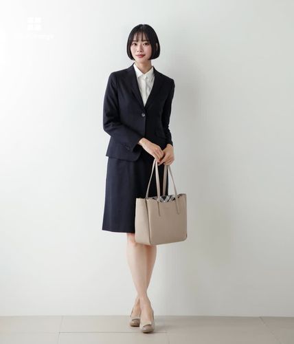 ウールシャドーチェック Aラインスカート(51212310-2024