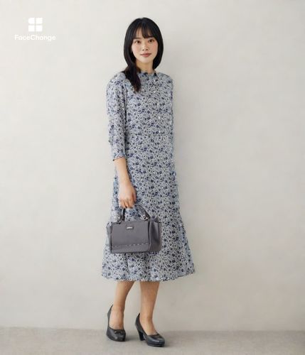 リバティ ルル・イザベラ 7分袖シャツ(51642221-2024)｜ファッション