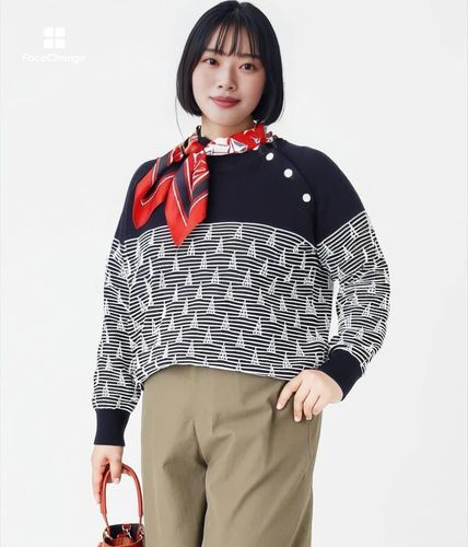 L】ヨットボーダー ハイネックプルオーバー(54715614-2025