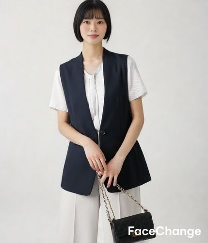 ポリエステルドライツイル ジレ(71195004-2025)｜ファッション通販のNY