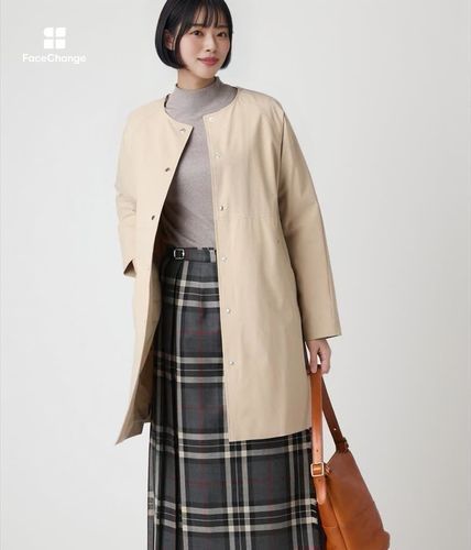 【人気・美品】ヨリ yori ドットタフタライトアウター ポリエステルタフタ ライトダウンコート(71556453-2025)｜ファッション