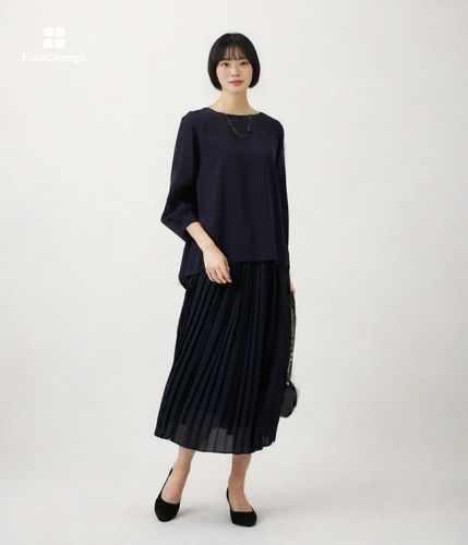 新品タグ付き Aveniretoile ダブルクロスタックスリーブブラウス　34 新品タグ付AVENIRETOILE ダブルクロスタックパフスリーブブラウス