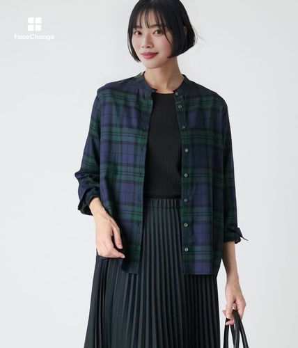 【希少★首袖裏ブラックウォッチ★未使用に近い】ラルフローレンBDシャツ★タータン black-hair-bob-with-bangs.jpg