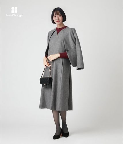 ゆかりん チェックジャンパースカート【Leilian WHITE LABEL】|レリアン