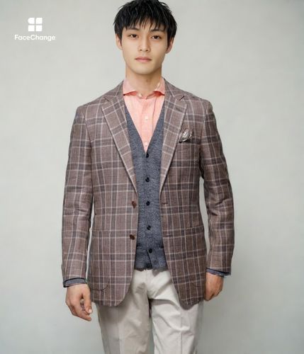 アルテリア 24SS ウールリネンチェックドリズラージャケット medium-bangs.jpg